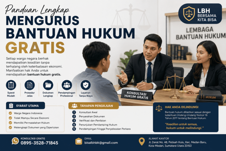 Panduan Lengkap Mengurus Bantuan Hukum Gratis