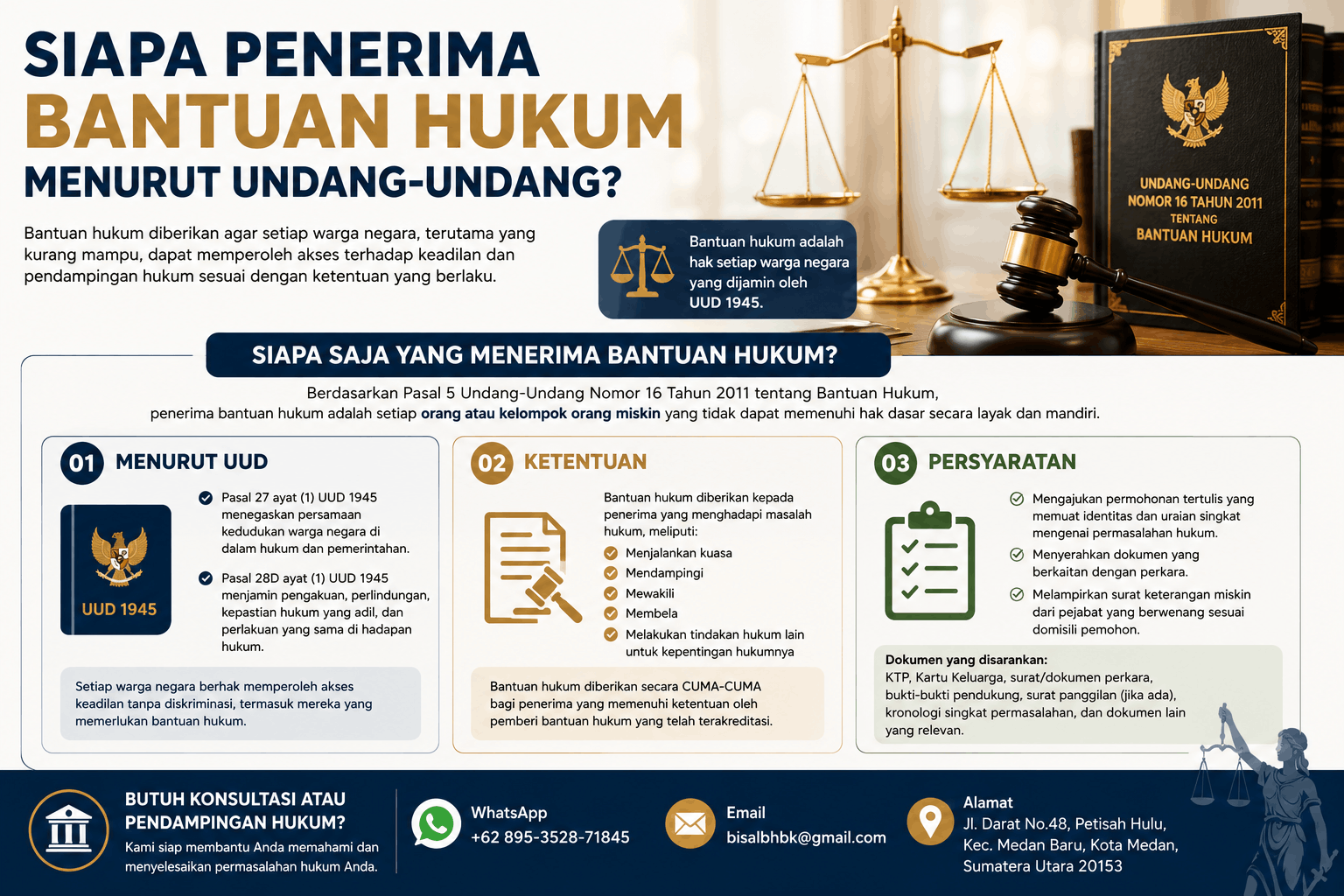 Read more about the article Siapa Penerima Bantuan Hukum Menurut Undang-Undang?